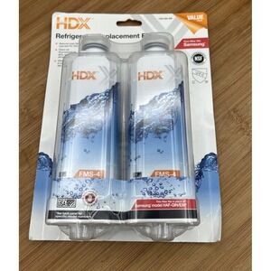 (2-Pk) HDX Refrigerator Water Filter Replacement Fits Samsung NEW SEALED FMS-4